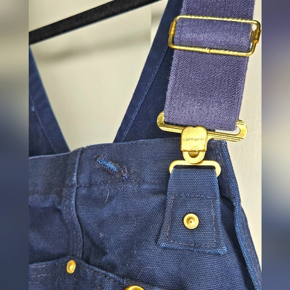 CARHARTT Relaxed Fit Duck Bib Overalls Sz 36 x 28 - Picture 6 of 12